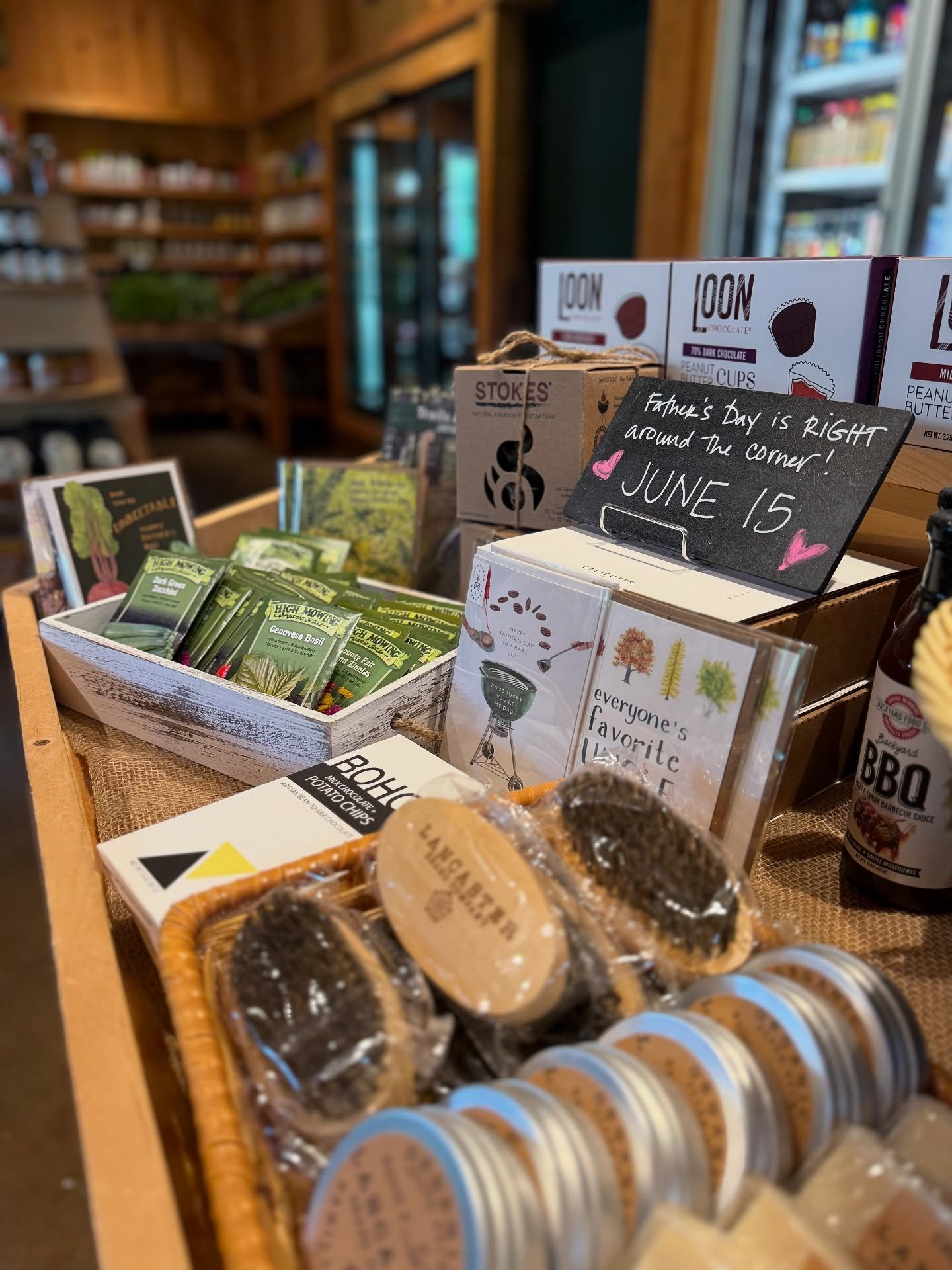 We have an assortment of fun things for Dad&mdash;cards, chocolate, grilling spice kits, skin care, t-shirts, gardening &amp; hiking essentials! Father&rsquo;s Day is this weekend and we&rsquo;re here to help make his day adventurously thoughtful🌲🥾